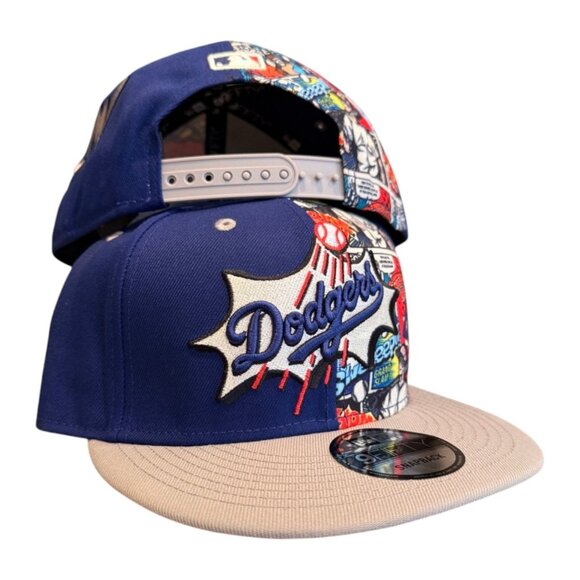 New Era Los Angeles Dodgers Diamond Hero Edition 9FIFTY Snapback Hat Cap Blue - Picture 1 of 8